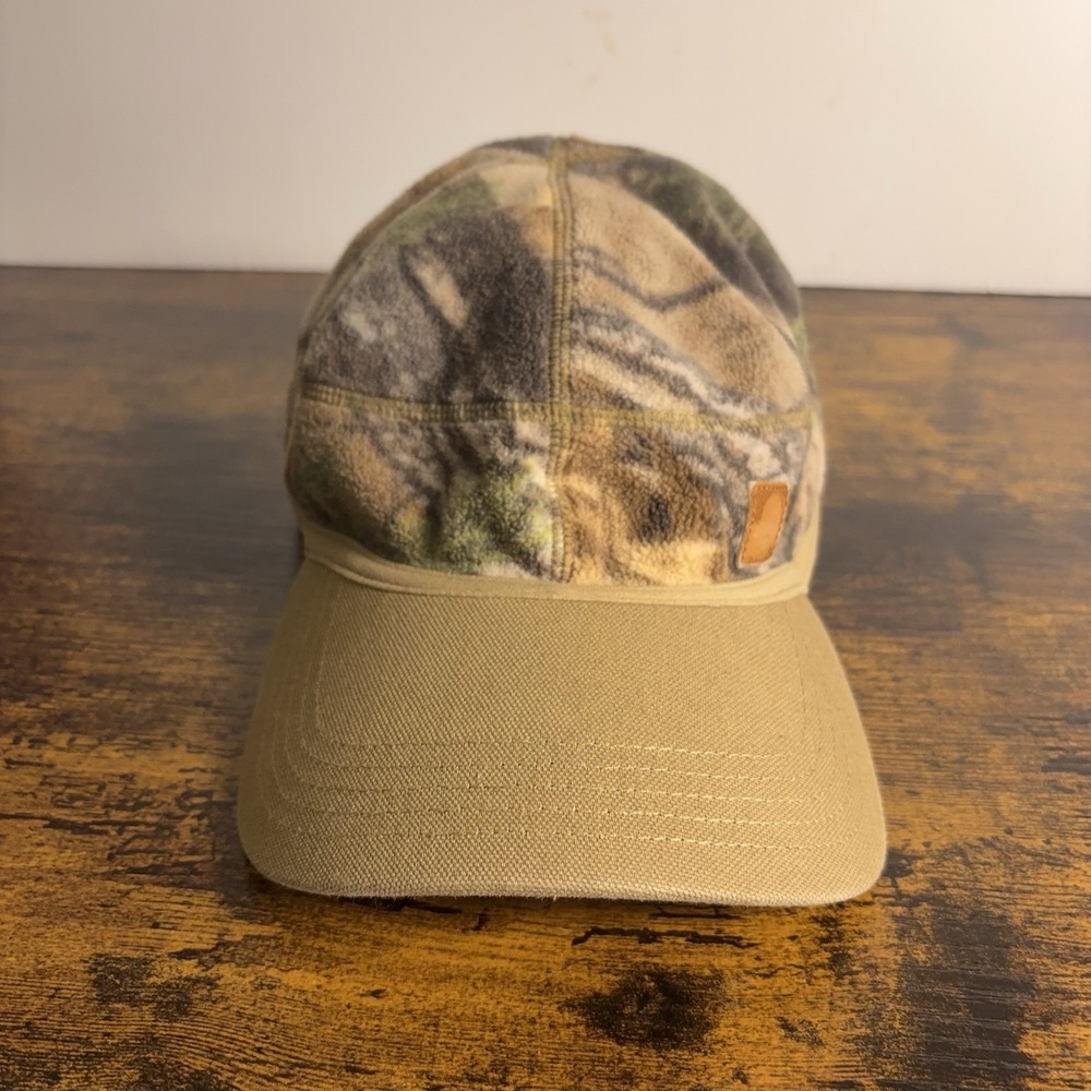 Carhartt Force Griggs Fleece‎ Visor Cap Mens OSFA Camo Tan